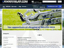 Tablet Screenshot of hengerdeler.com